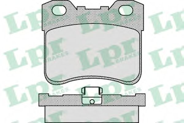 Комплект тормозных колодок, дисковый тормоз LPR 05P1130