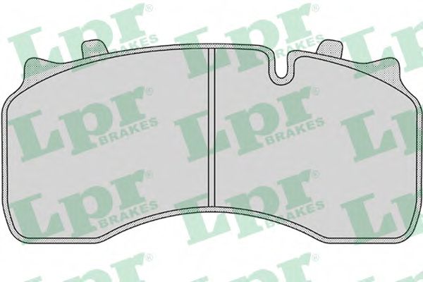 Комплект тормозных колодок, дисковый тормоз LPR 29141