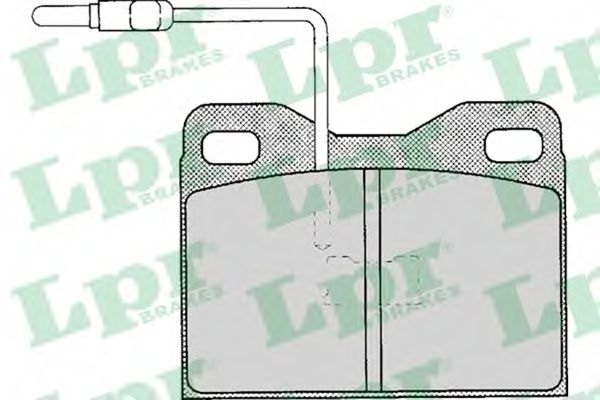 Комплект тормозных колодок, дисковый тормоз Brake ENGINEERING PA444