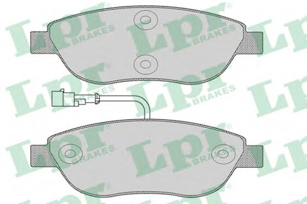 Комплект тормозных колодок, дисковый тормоз LPR 05P1268