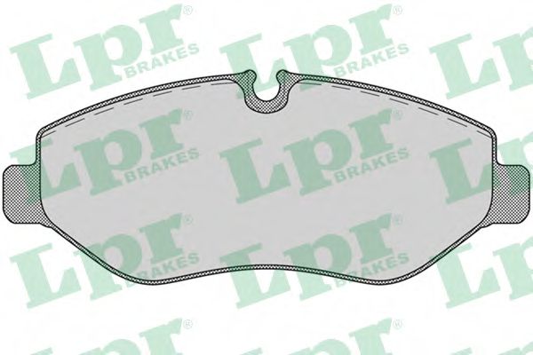 Комплект тормозных колодок, дисковый тормоз LPR 05P1275