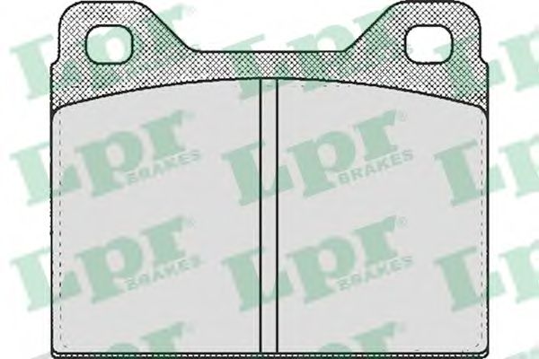 Комплект тормозных колодок, дисковый тормоз WOKING 3626