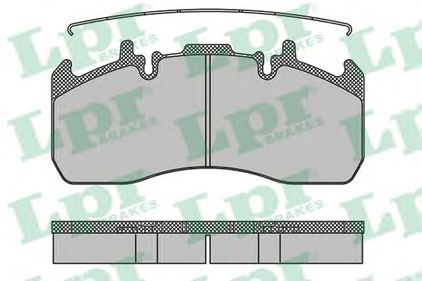 Комплект тормозных колодок, дисковый тормоз LPR 05P1492