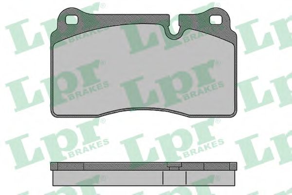 Комплект тормозных колодок, дисковый тормоз LPR 05P1505
