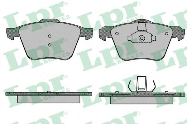 Комплект тормозных колодок, дисковый тормоз LPR 05P1507
