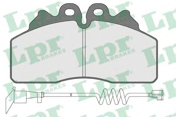 Комплект тормозных колодок, дисковый тормоз LPR 05P1586A