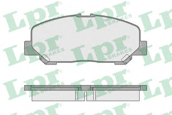 Комплект тормозных колодок, дисковый тормоз LPR 05P1636