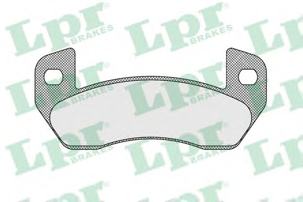 Комплект тормозных колодок, дисковый тормоз LPR 05P1640