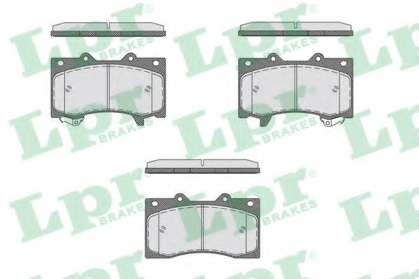 Комплект тормозных колодок, дисковый тормоз LPR 05P1797