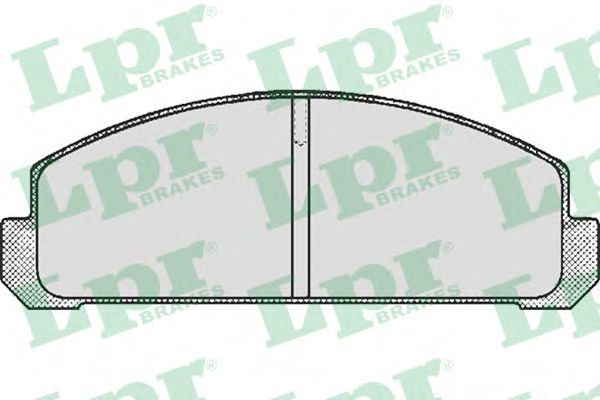 Комплект тормозных колодок, дисковый тормоз FREN-J 3066