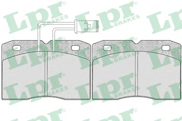 Комплект тормозных колодок, дисковый тормоз LPR 05P281