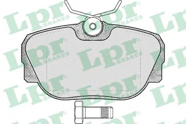 Комплект тормозных колодок, дисковый тормоз LPR 05P319