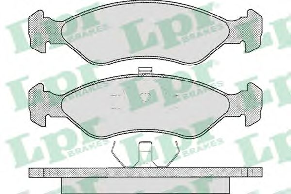 Комплект тормозных колодок, дисковый тормоз LPR 05P329