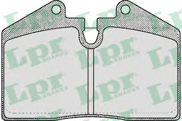 Комплект тормозных колодок, дисковый тормоз LPR 05P397