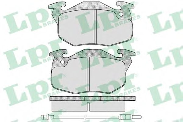 Комплект тормозных колодок, дисковый тормоз LPR 05P435