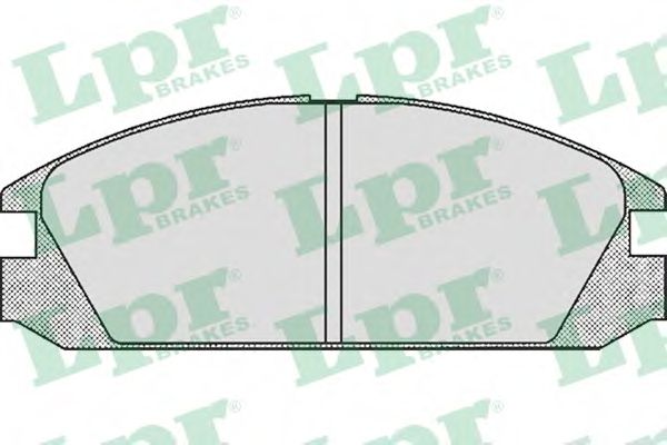Комплект тормозных колодок, дисковый тормоз LPR 20099