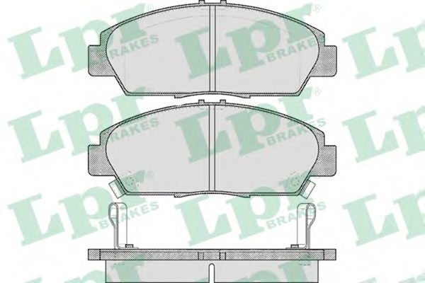 Комплект тормозных колодок, дисковый тормоз LPR 05P567