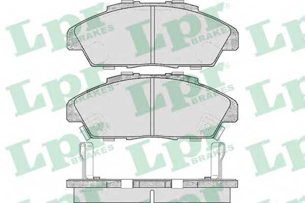 Комплект тормозных колодок, дисковый тормоз LPR 21700