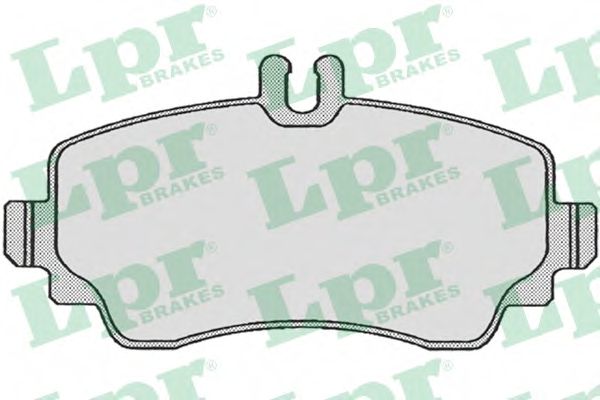 Комплект тормозных колодок, дисковый тормоз LPR 05P670
