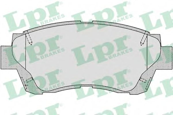 Комплект тормозных колодок, дисковый тормоз LPR 05P701