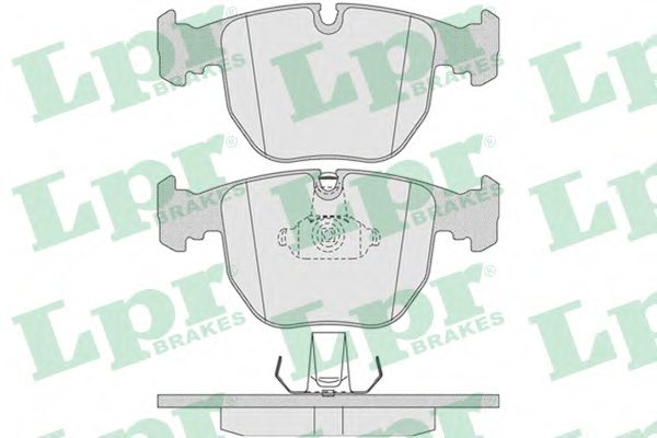 Комплект тормозных колодок, дисковый тормоз LPR 05P771