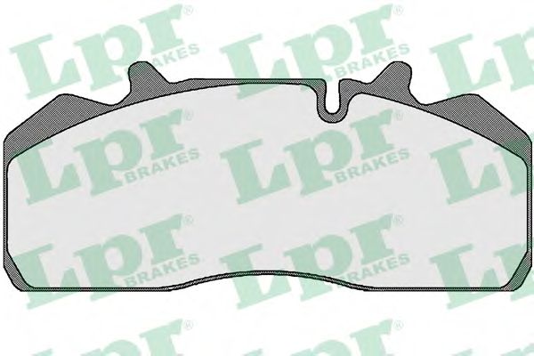 Комплект тормозных колодок, дисковый тормоз LPR 05P822