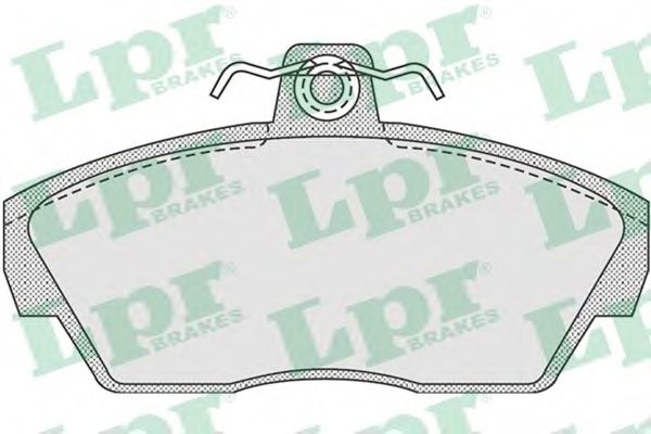 Комплект тормозных колодок, дисковый тормоз LPR 05P922