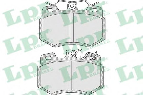 Комплект тормозных колодок, дисковый тормоз LPR 05P931