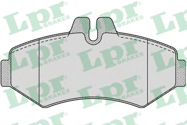 Комплект тормозных колодок, дисковый тормоз LPR 05P956