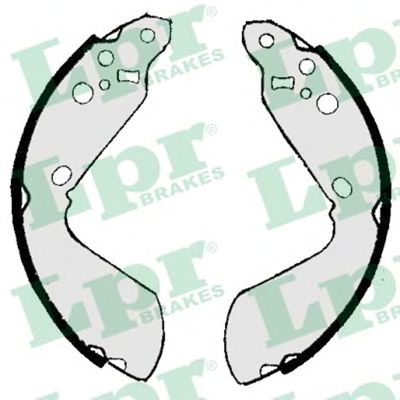 Комплект тормозных колодок LPR 06890