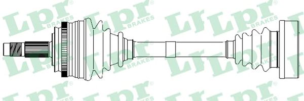 Приводной вал LPR DS13022