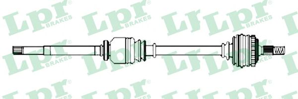 Приводной вал LPR DS38181
