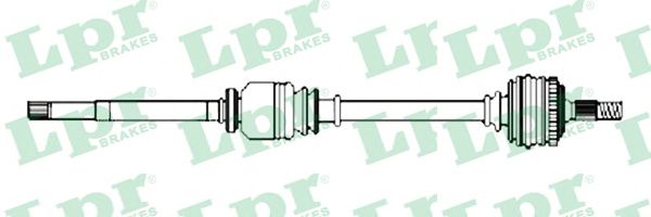 Приводной вал LPR DS52225