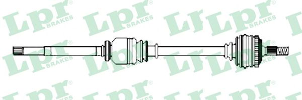 Приводной вал LPR DS52256