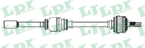 Приводной вал LPR DS52374