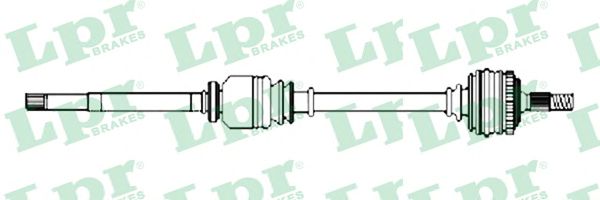 Приводной вал LPR DS52410