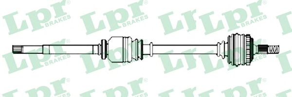 Приводной вал LPR DS52416