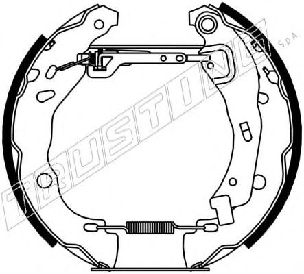 Комплект тормозных колодок TRUSTING 6465
