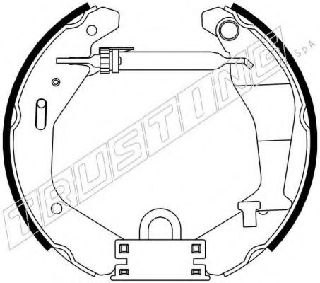 Комплект тормозных колодок TRUSTING 6476