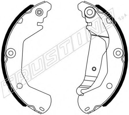 Комплект тормозных колодок TRUSTING 027013