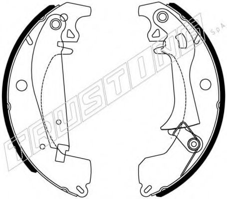 Комплект тормозных колодок TRUSTING 088.219Y