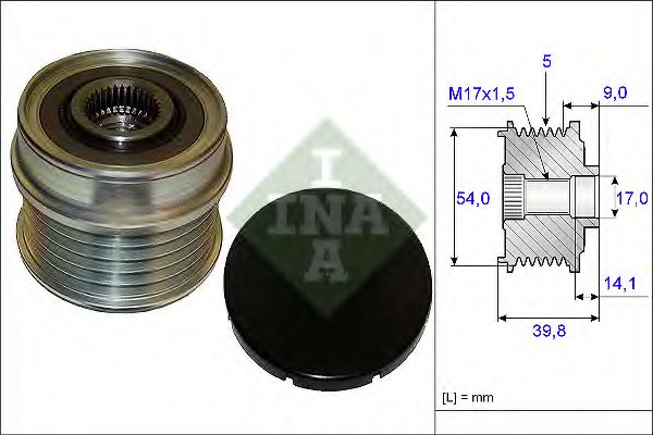 Механизм свободного хода генератора INA 535 0171 10