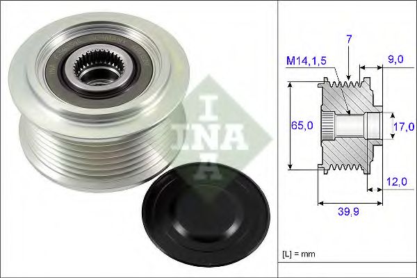 Механизм свободного хода генератора INA 535 0229 10