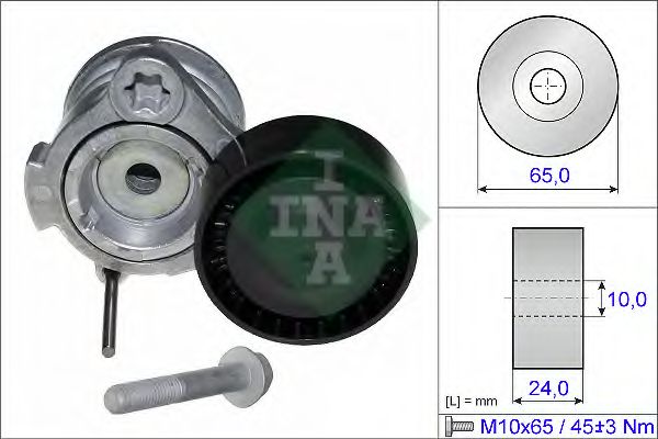 Натяжная планка, поликлиновой ремень INA 534 0353 10