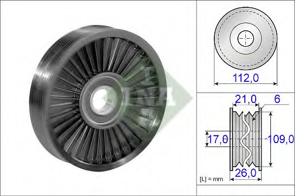 Паразитный / ведущий ролик, поликлиновой ремень DAYCO 89014