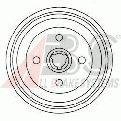 Тормозной барабан A.B.S. 2328-S