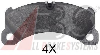 Комплект тормозных колодок, дисковый тормоз A.B.S. 37918 OE