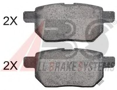 Комплект тормозных колодок, дисковый тормоз A.B.S. 37926 OE