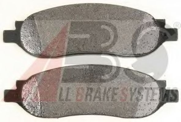 Комплект тормозных колодок, дисковый тормоз A.B.S. 38452