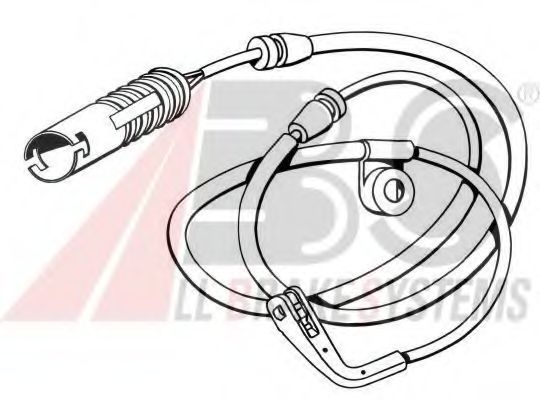 Сигнализатор, износ тормозных колодок A.B.S. 39592